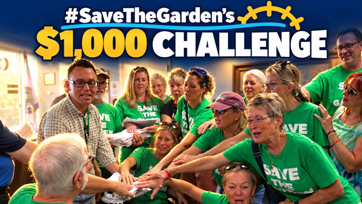 #SaveTheGarden's $1,000 Challenge